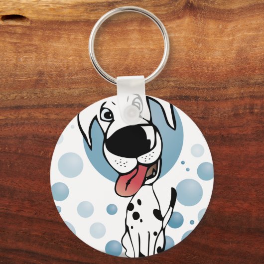Dalmatian dog sleutelhanger (Voorkant)