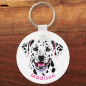 Dalmatian Dog Sleutelhanger (Voorkant)