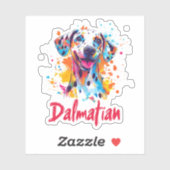 Dalmatian Dog Sticker (Vel)