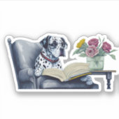 Dalmatian Dog Sticker (Voorkant)