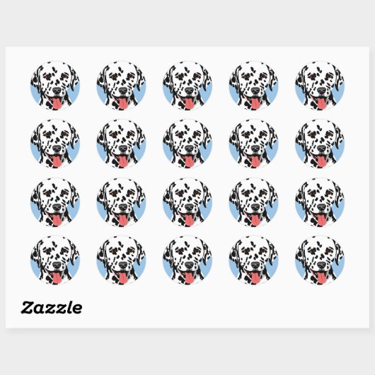 Dalmatian Dog Stickers (Vel)
