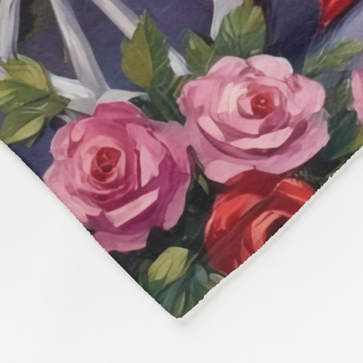 Dalmatian Dog Valentine's Day  Fleece Deken (Hoek)