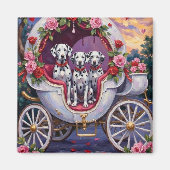 Dalmatian Dog Valentine's Day  Magneet (Voorkant)