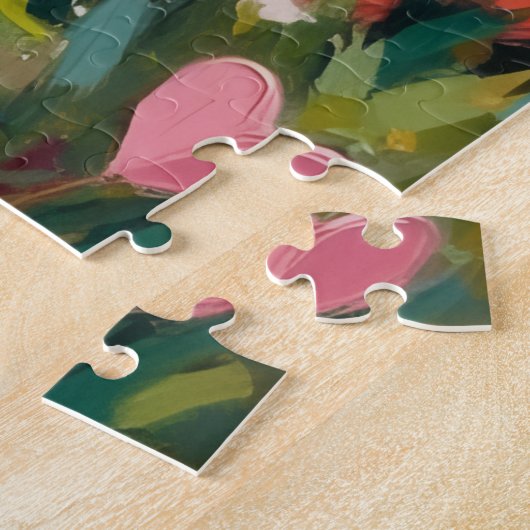 Dalmatian Dog Valentine's Day Picnic Feast Legpuzzel (Zijkant)