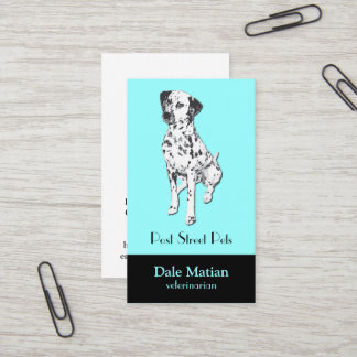 Dalmatian Dog Visitekaartje