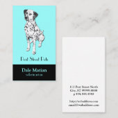 Dalmatian Dog Visitekaartje (Voorkant / Achterkant)