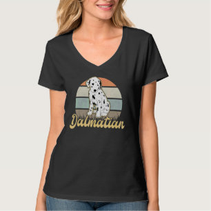 Dalmatian Dog Walk Mam Dog Gezegden Breeder T-shirt