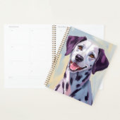 Dalmatian Dog Watercolor Painting Planner (Display)