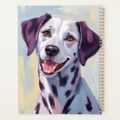 Dalmatian Dog Watercolor Painting Planner (Achterkant)