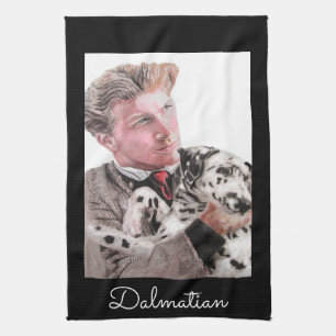 Dalmatian Dog Waterverf Dogs Pet Kitchen Towel Theedoek