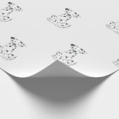 Dalmatian Dog Wrapping Paper Gifts Cadeaupapier (Hoek)
