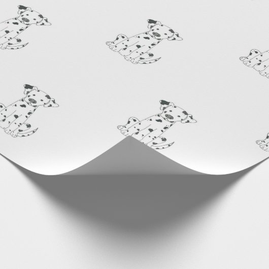 Dalmatian Dog Wrapping Paper Gifts Cadeaupapier (Hoek)