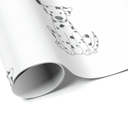 Dalmatian Dog Wrapping Paper Gifts Cadeaupapier (Rol Hoek)