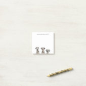 Dalmatian Dogs Post-it® Notes (Op bureau)