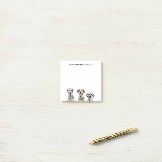 Dalmatian Dogs Post-it® Notes (Op bureau)