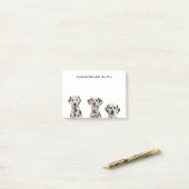 Dalmatian Dogs Post-it® Notes (Op bureau)