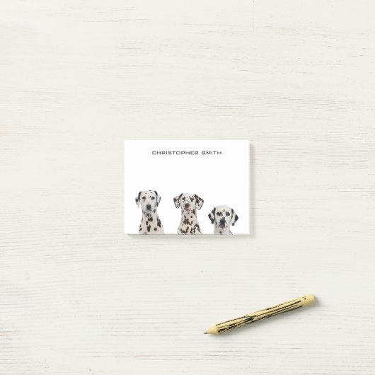 Dalmatian Dogs Post-it® Notes (Op bureau)