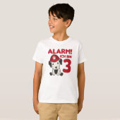 Dalmatian Drie jaar brandbrigade Dog T-shirt (Voorkant volledig)
