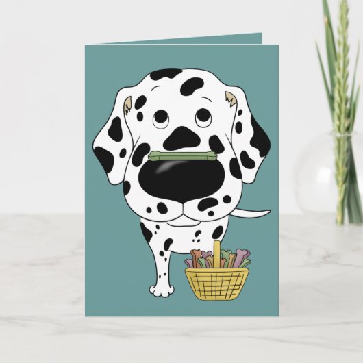 Dalmatian - Easter Bone Hunt, Anyone? Feestdagen Kaart (Voorkant)