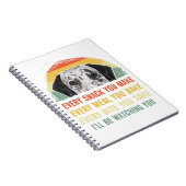 Dalmatian Elke snack die je maakt elk maaltje dat  Notitieboek (Rechterzijde)