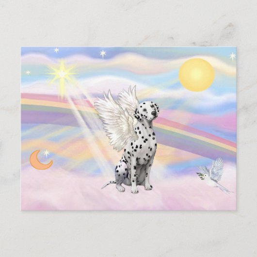 Dalmatian Engel Briefkaart (Voorkant)