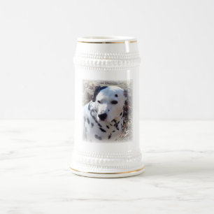 Dalmatian Fire Dog Beer Stein Bierpul