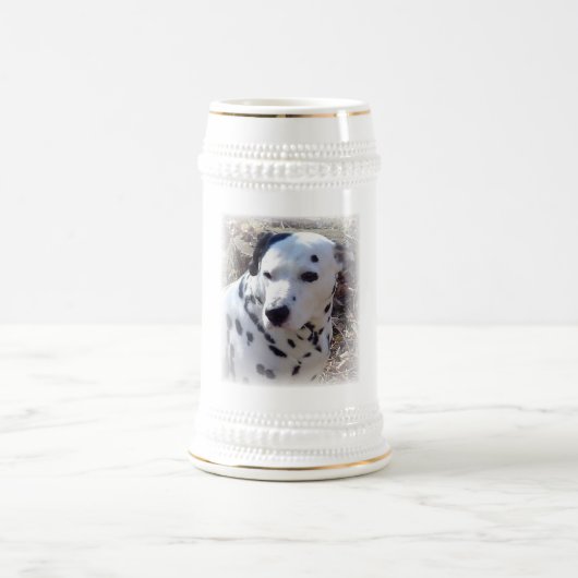 Dalmatian Fire Dog Beer Stein Bierpul (Center)