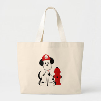 Dalmatian Fire Dog Grote Tote Bag