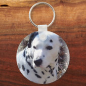 Dalmatian Fire Dog Sleutelhanger (Voorkant)