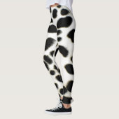 Dalmatian Fur past textiel zwart-wit aan Leggings (Links)