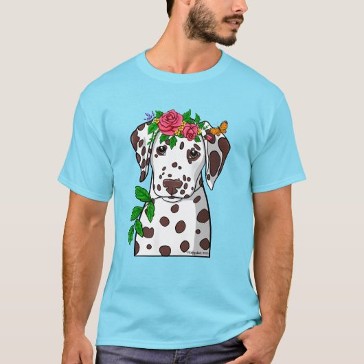 Dalmatian Garden Goddess T-shirt (Voorkant)
