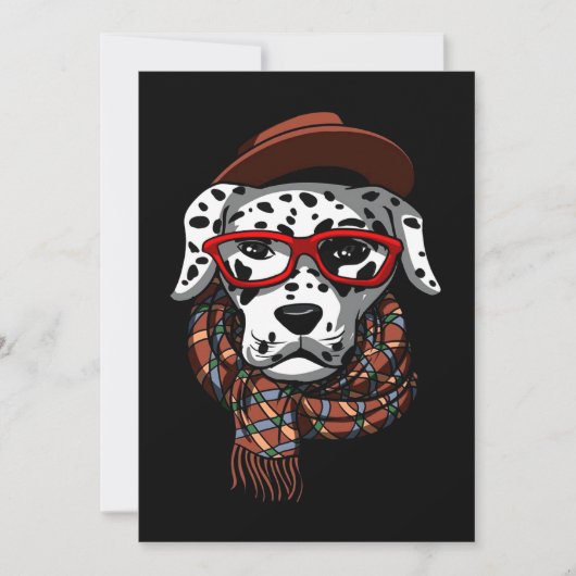 Dalmatian Gift | Dalmatische Cool Bedankkaart (Voorkant)