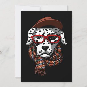 Dalmatian Gift   Dalmatische Cool Bedankkaart