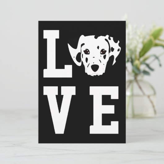 Dalmatian Gift | Dalmatische Lover Gift Bedankkaart (Staand voorkant)