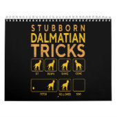 Dalmatian Gift | Dalmatische Tricks, geboren uit S Kalender (Hoes)
