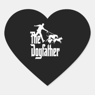 Dalmatian Gift | De vader van de hond Hart Sticker