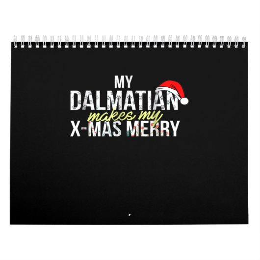 Dalmatian Gift |Mijn Dalmatiaan maakt mijn X-mas M Kalender (Hoes)