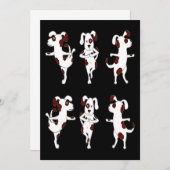Dalmatian Gift | Yoga Dogs Poses and Exercises Dal Bedankkaart (Voorkant / Achterkant)