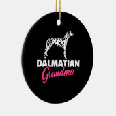 Dalmatian Grandma Keramisch Ornament (Rechts)