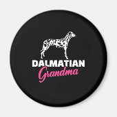 Dalmatian Grandma Magneet (Voorkant)