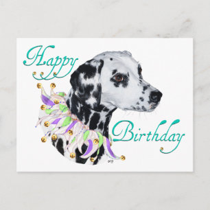 Dalmatian Happy Birthday Briefkaart