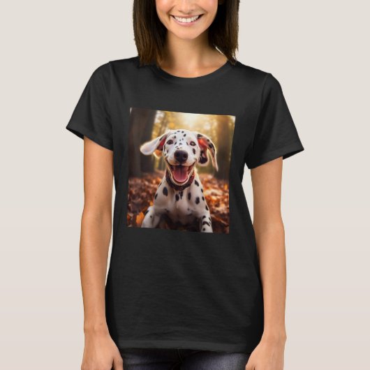 Dalmatian Happy  Dalmatian T-shirt (Voorkant)