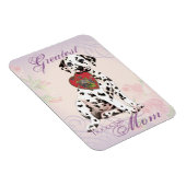 Dalmatian Heart Mam Magneet (Rechterzijde)