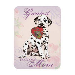 Dalmatian Heart Mam Magneet