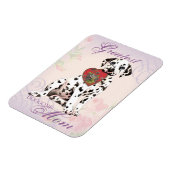 Dalmatian Heart Mam Magneet (Linkerzijde)
