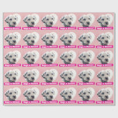 Dalmatian Heart Nose Cadeaupapier (Vlak)