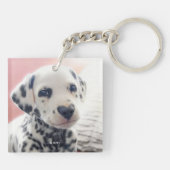 Dalmatian Heart Nose Sleutelhanger (Achterkant)