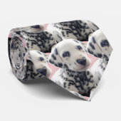 Dalmatian Heart Nose Stropdas (Opgerold)