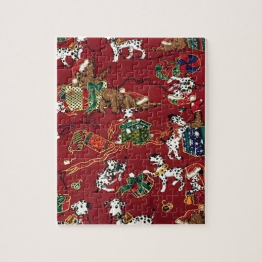 Dalmatian Holiday Print Legpuzzel (Verticaal)