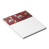 Dalmatian Holiday Print Notitieblok (Schuin)